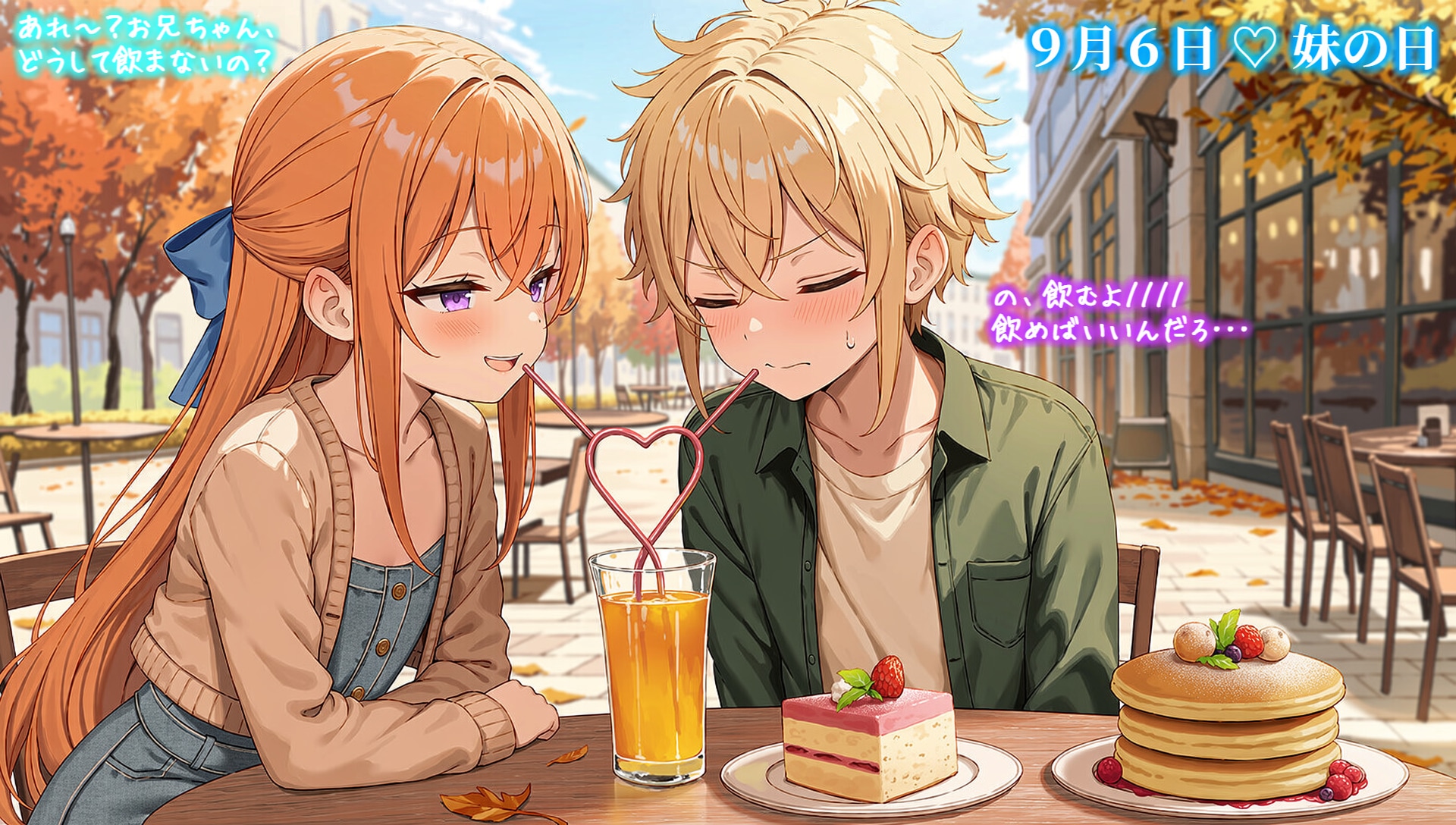 【🎀妹の日💗】✨ 瑠夏＆冬華兄妹とリアム＆マーガレット兄妹 ✨ | の人気AIイラスト・グラビア