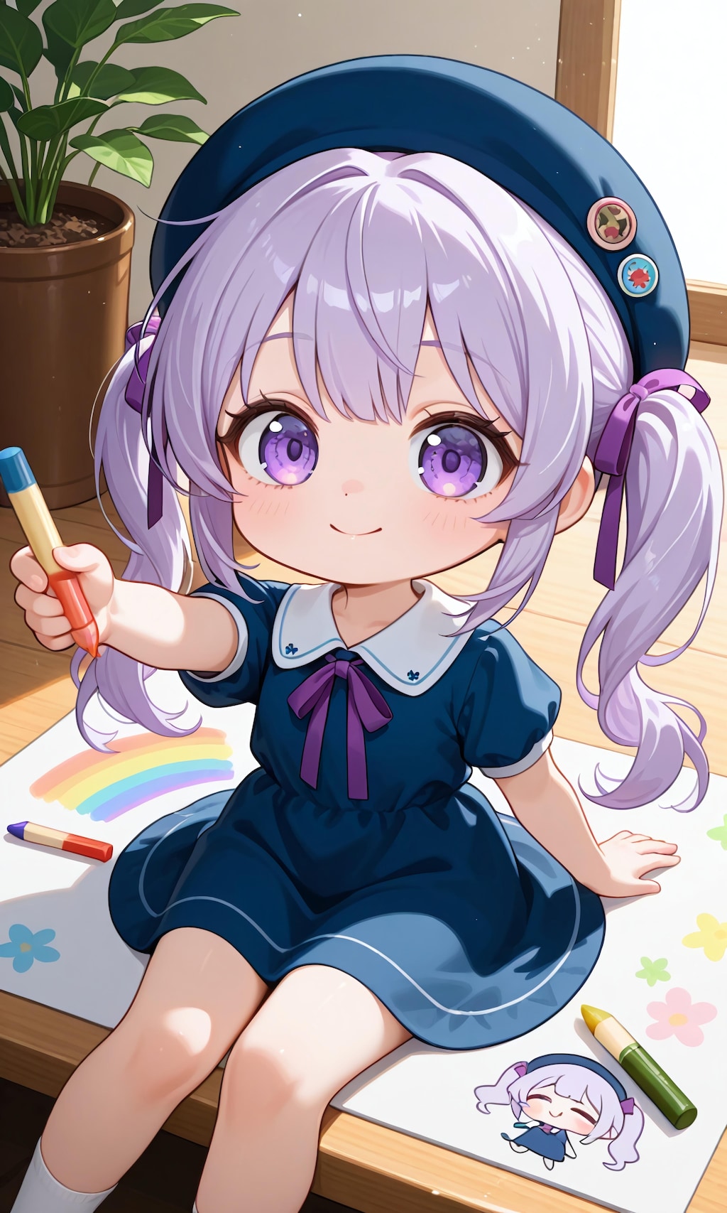 お絵かきしようよ。