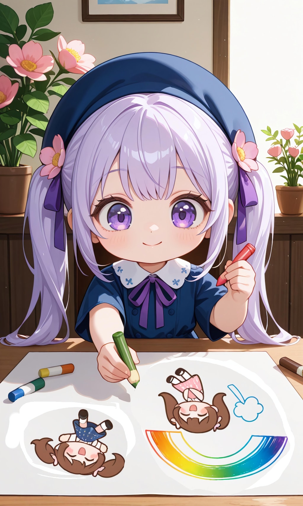 お絵かきしようよ。