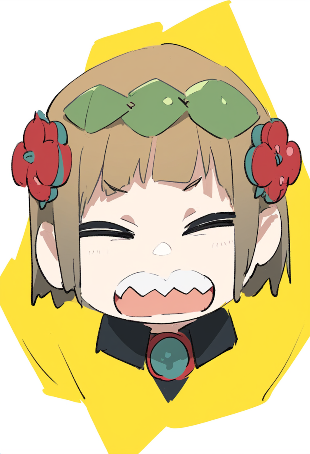 ギザ歯sharp teeth