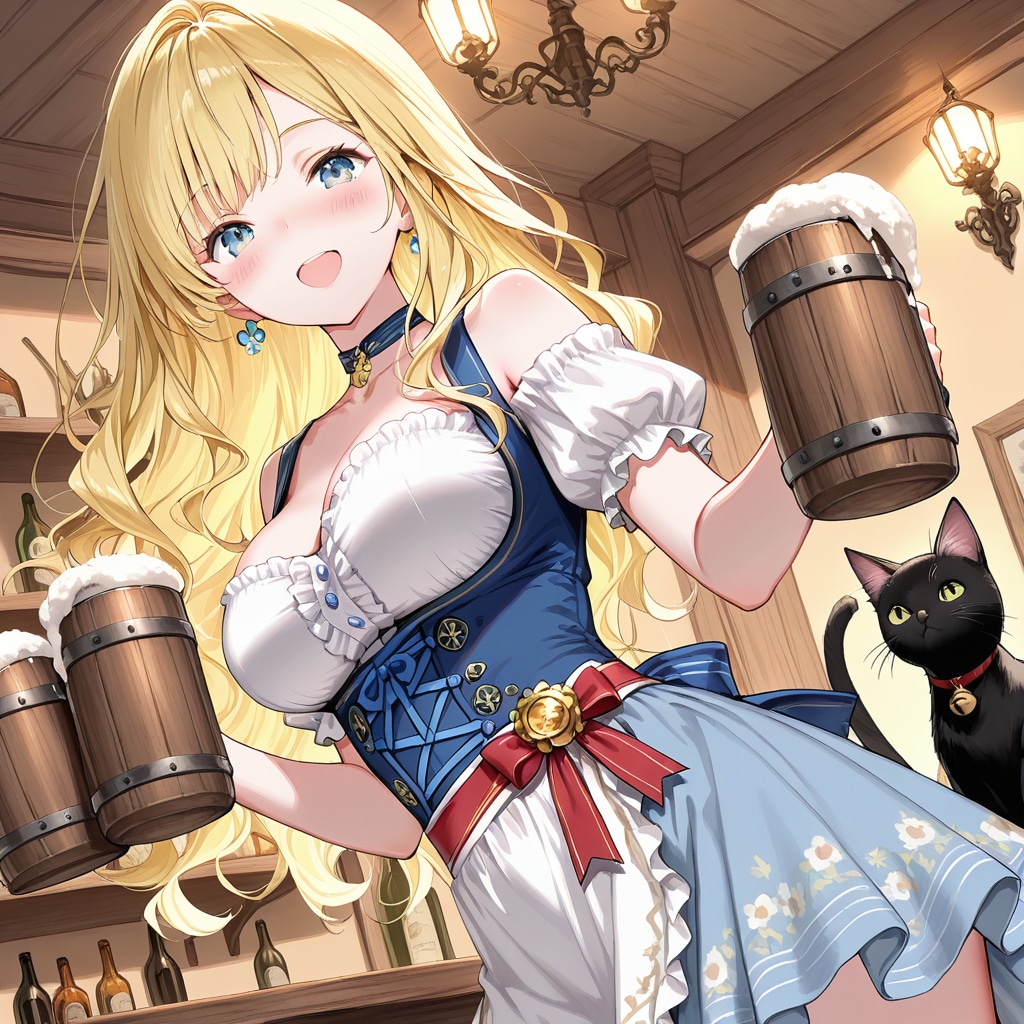 酒場バイト店員ラべリアちゃん