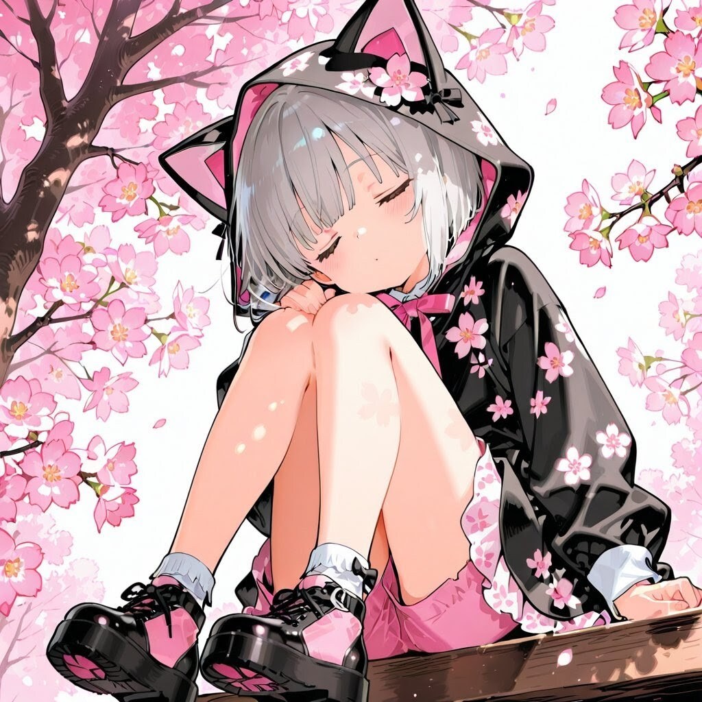 春の陽気でうたた寝