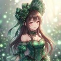 翠羅の薔薇に抱かれて夢うつつ 2枚目