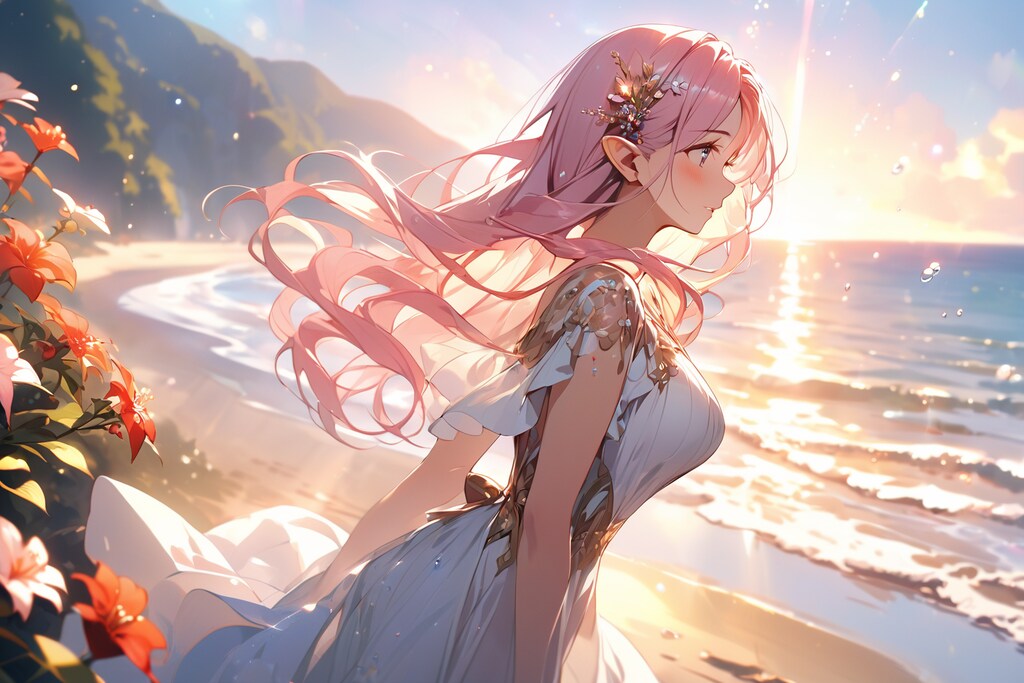 エルフさんの素敵な横顔