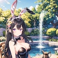 黒うさぎさんのティータイム 3枚目