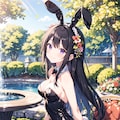 黒うさぎさんのティータイム 4枚目