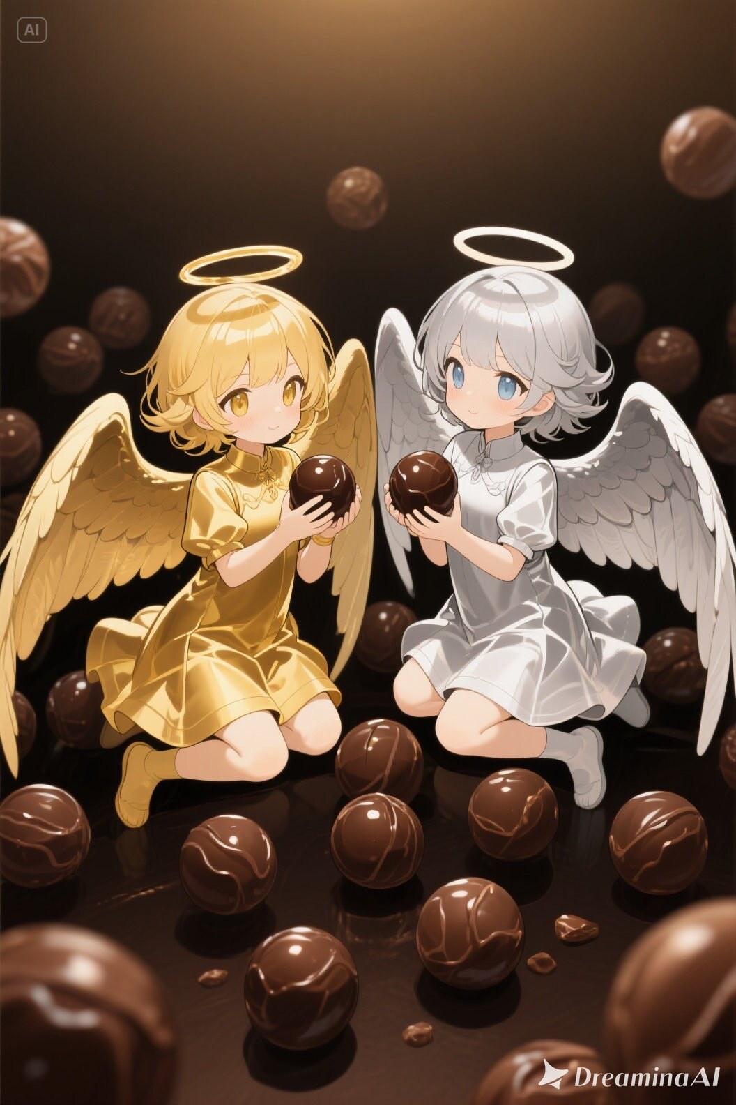 金と銀のエンゼル483 | の人気AIイラスト・グラビア