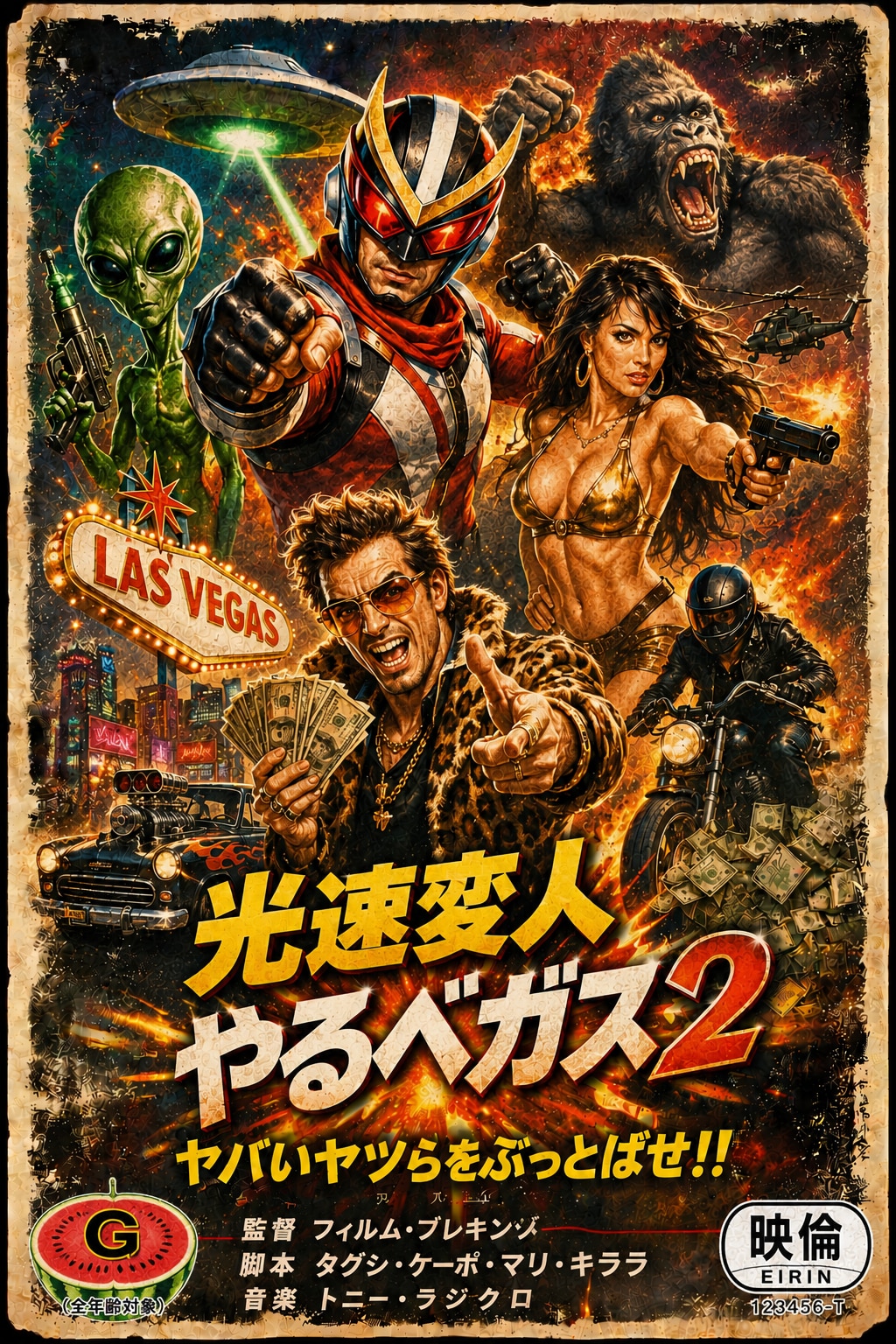 光速変人のムービー映画 続編 ！？  ムービー映画って意味同じ‥‥‥