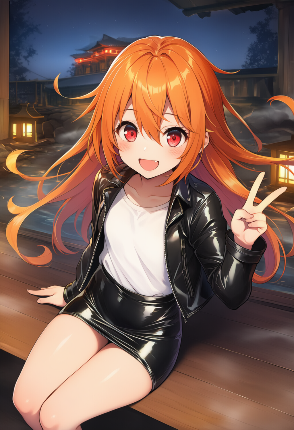 ららちゃん　足湯　温泉旅行