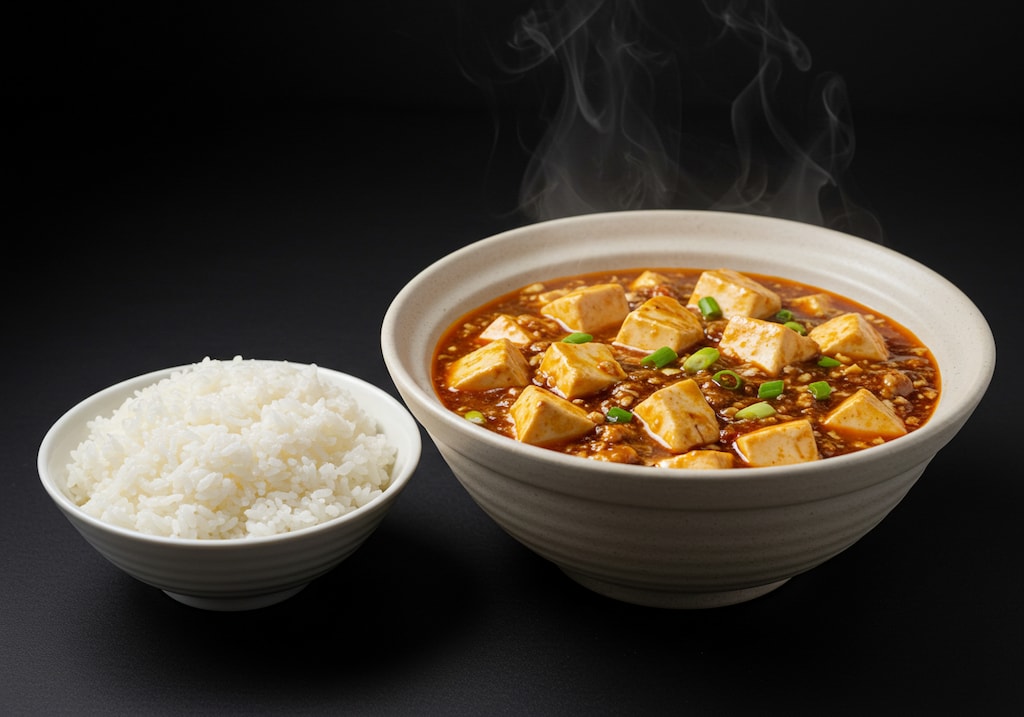 深夜食堂の麻婆豆腐定食