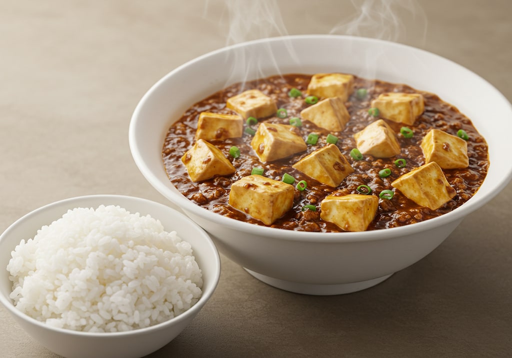 深夜食堂の麻婆豆腐定食