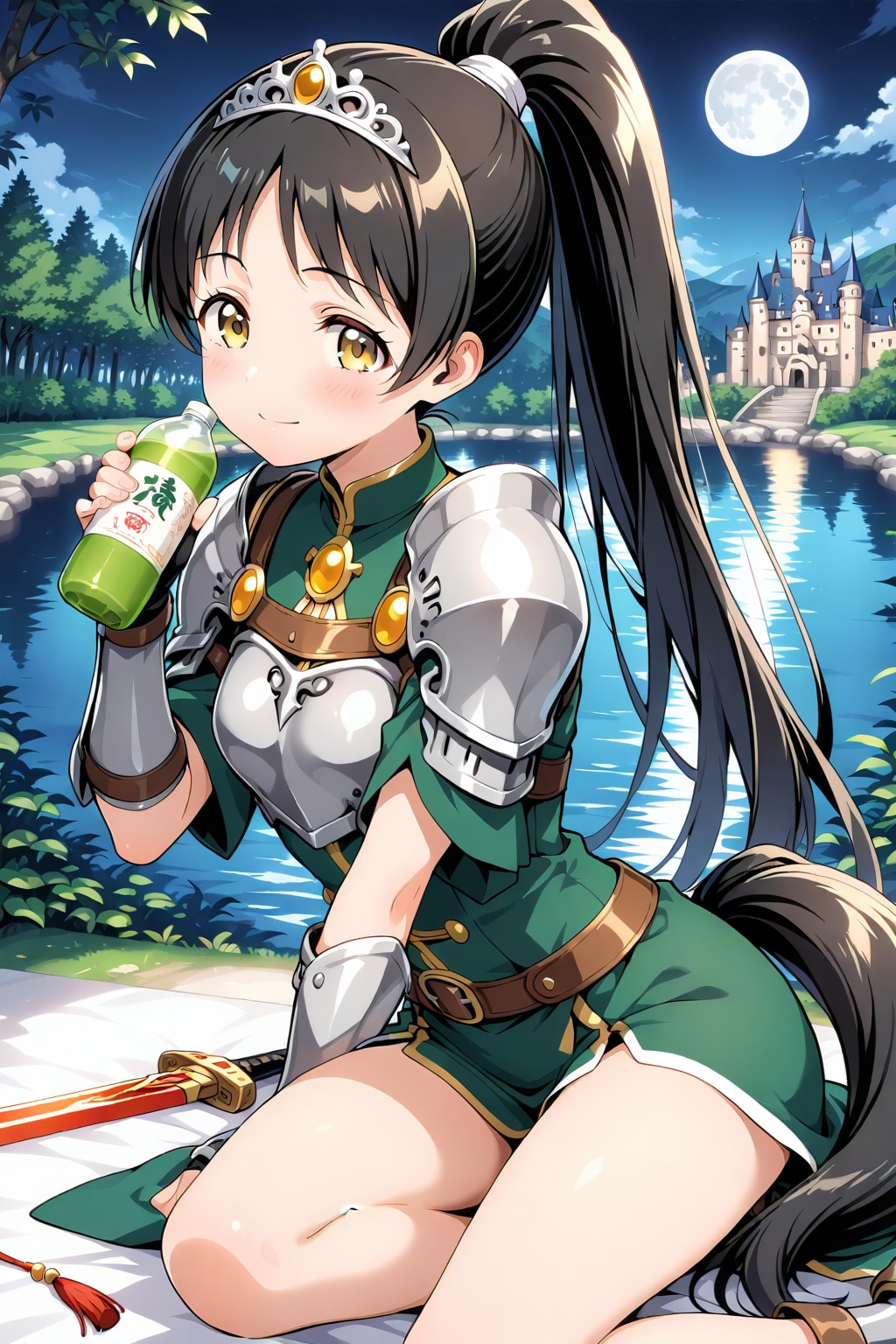 姫騎士装備のレンレン