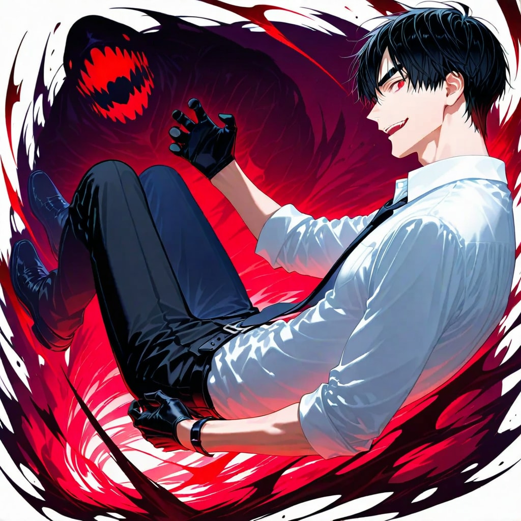 地獄先生（手袋が両手にあるよ……）