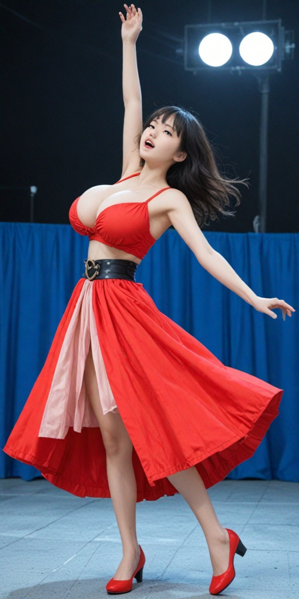 手と背を伸ばす