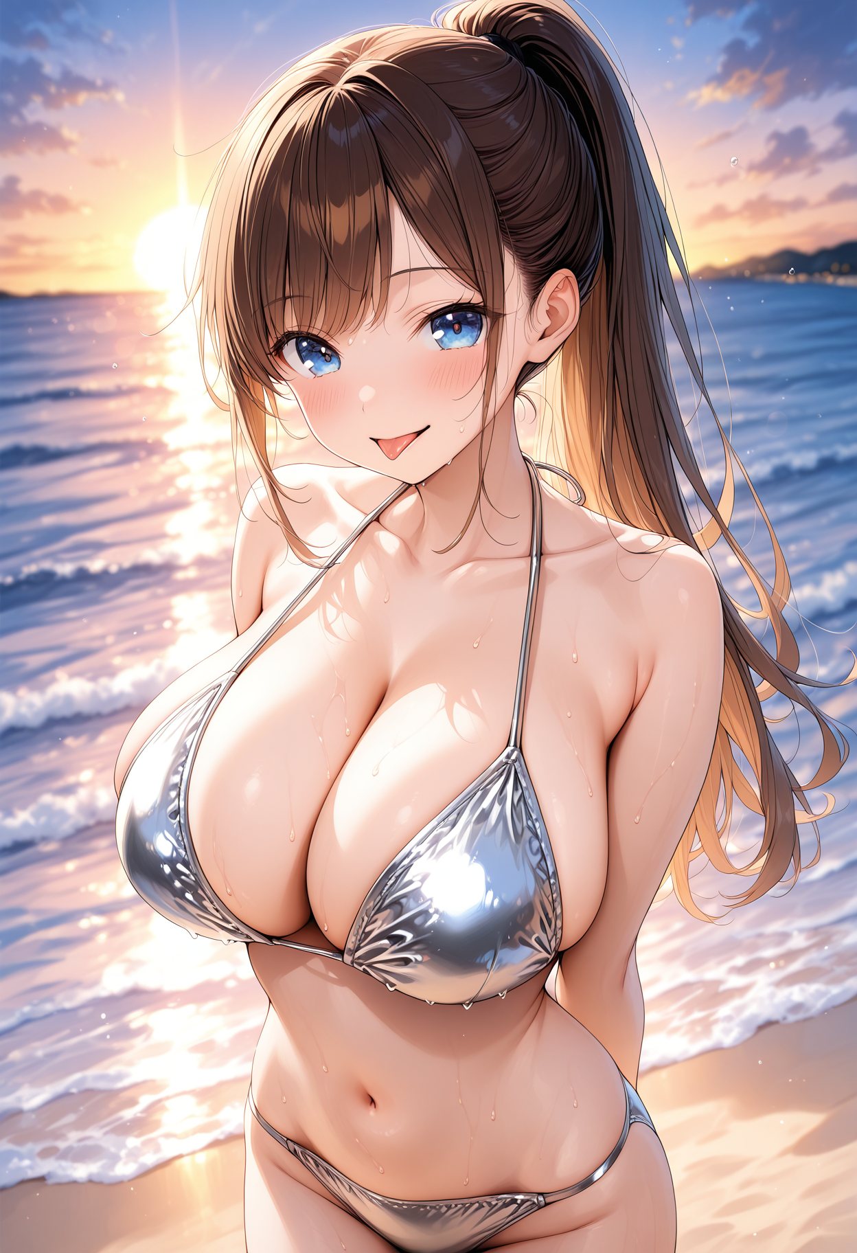 ポニテ ビキニ