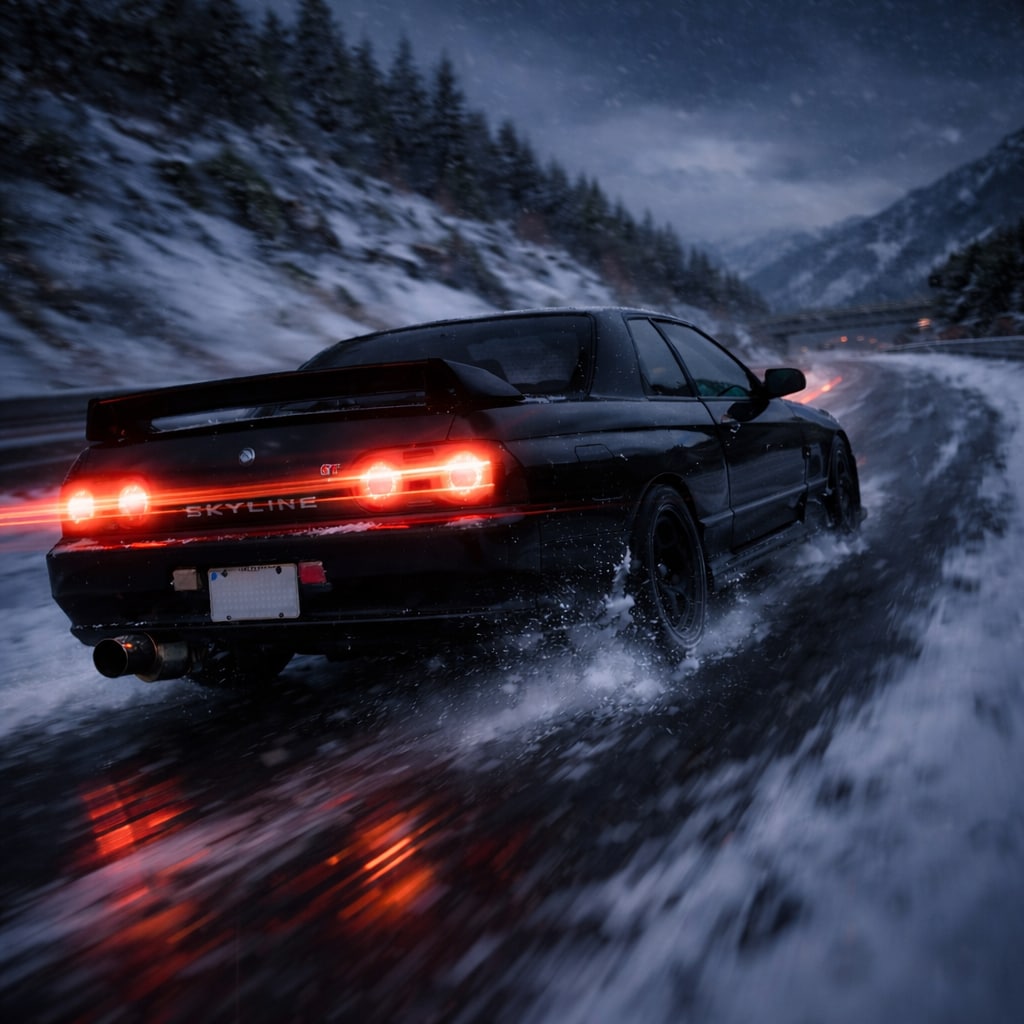 R32　関越道にて | の人気AIイラスト・グラビア