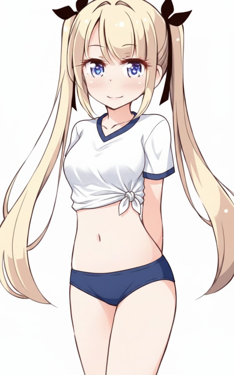 マリー・ローズ へそ出しブルマ | の人気AIイラスト・グラビア