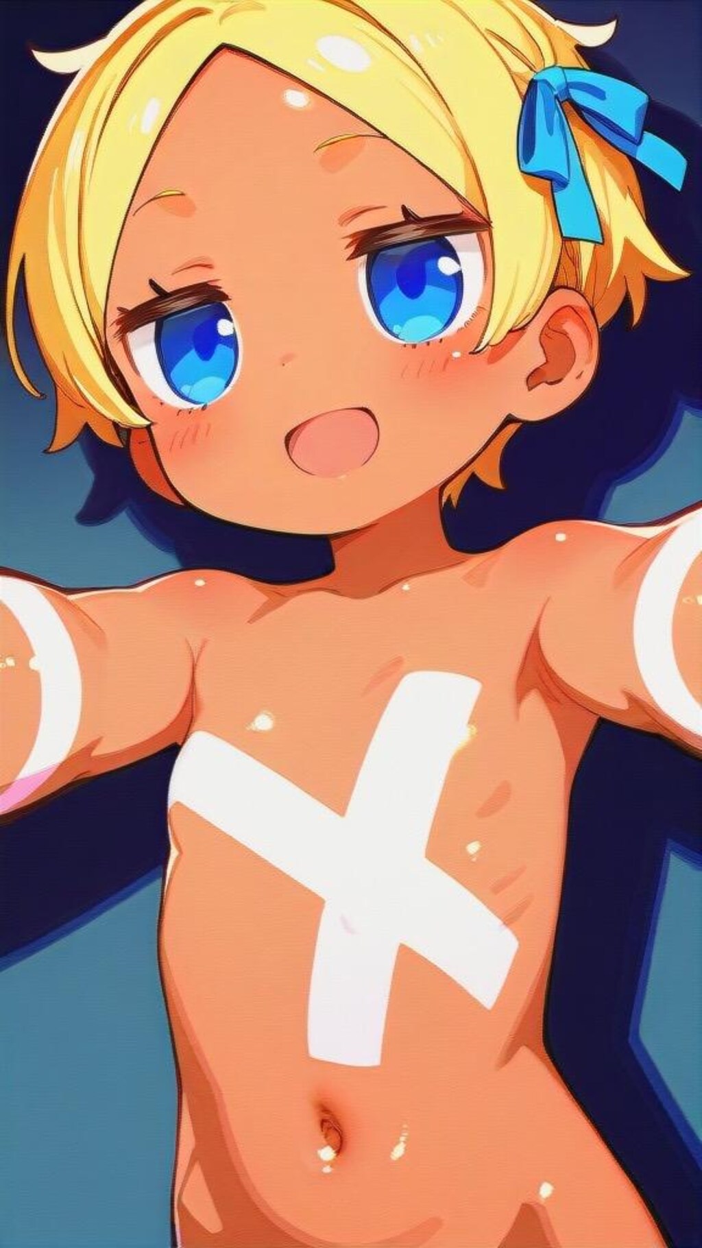 ボディペイント　チョコ