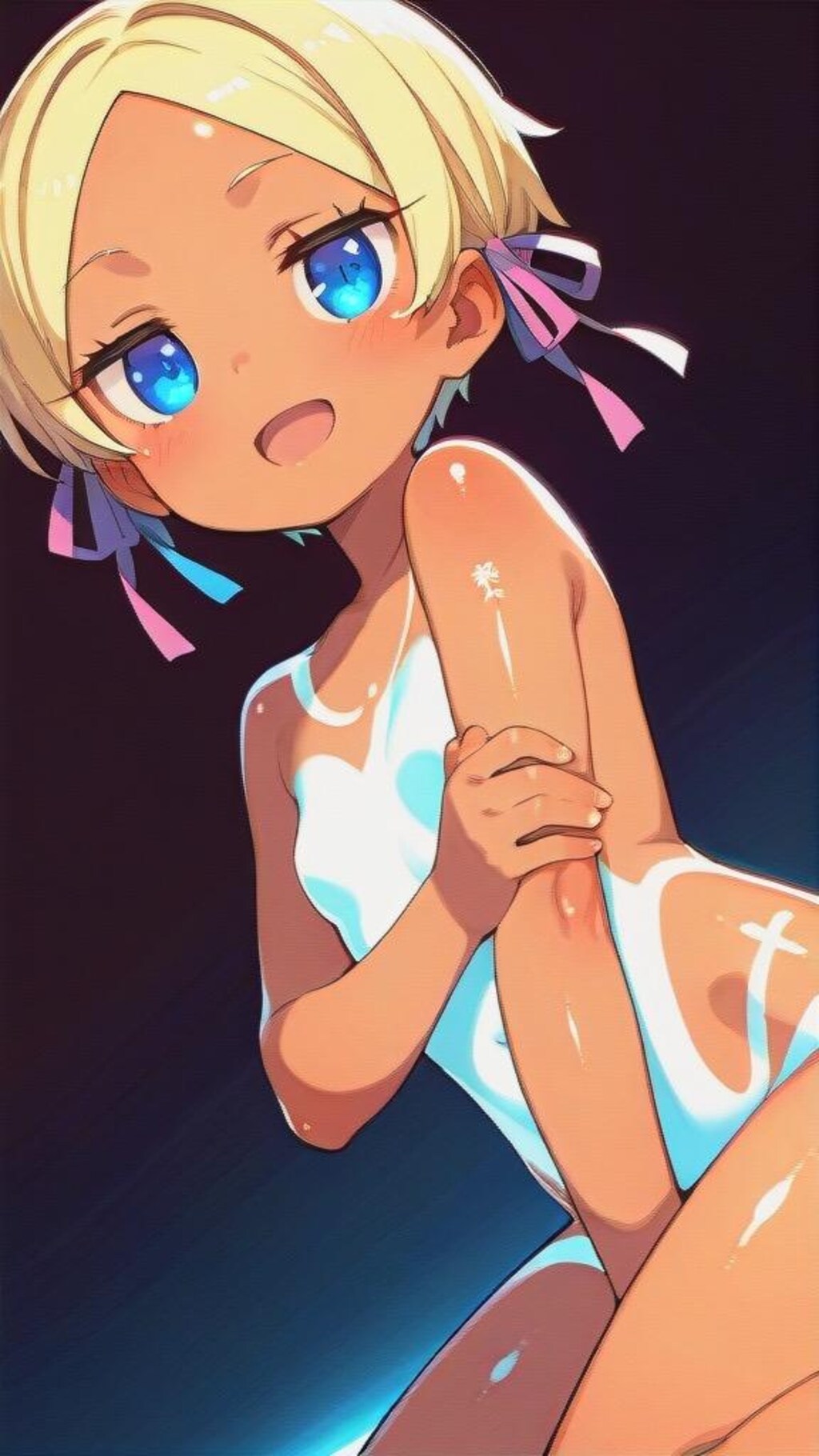 ボディペイント　チョコ
