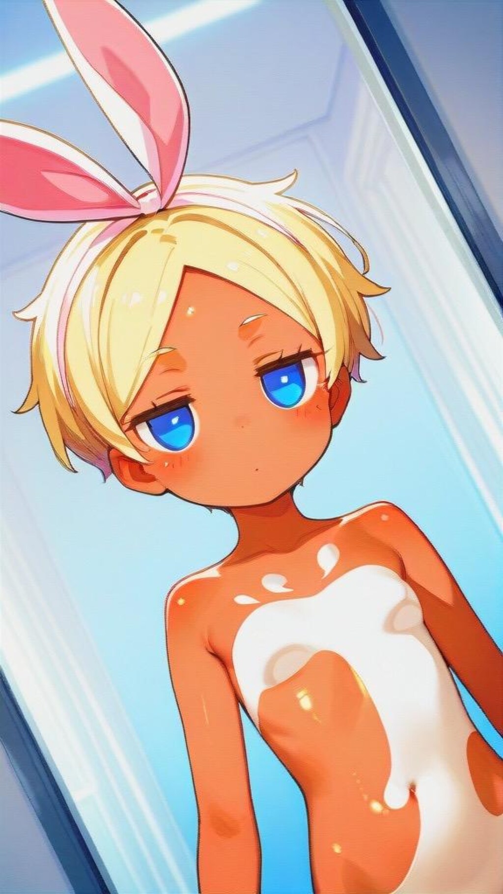 ボディペイント　チョコ