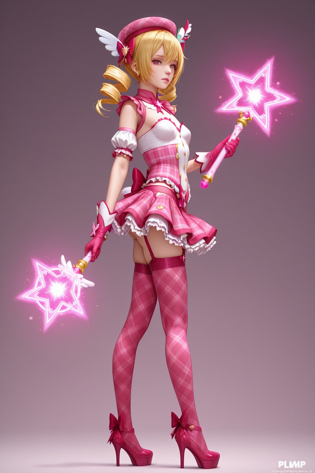 貧乳だけど良い脚の魔法少女