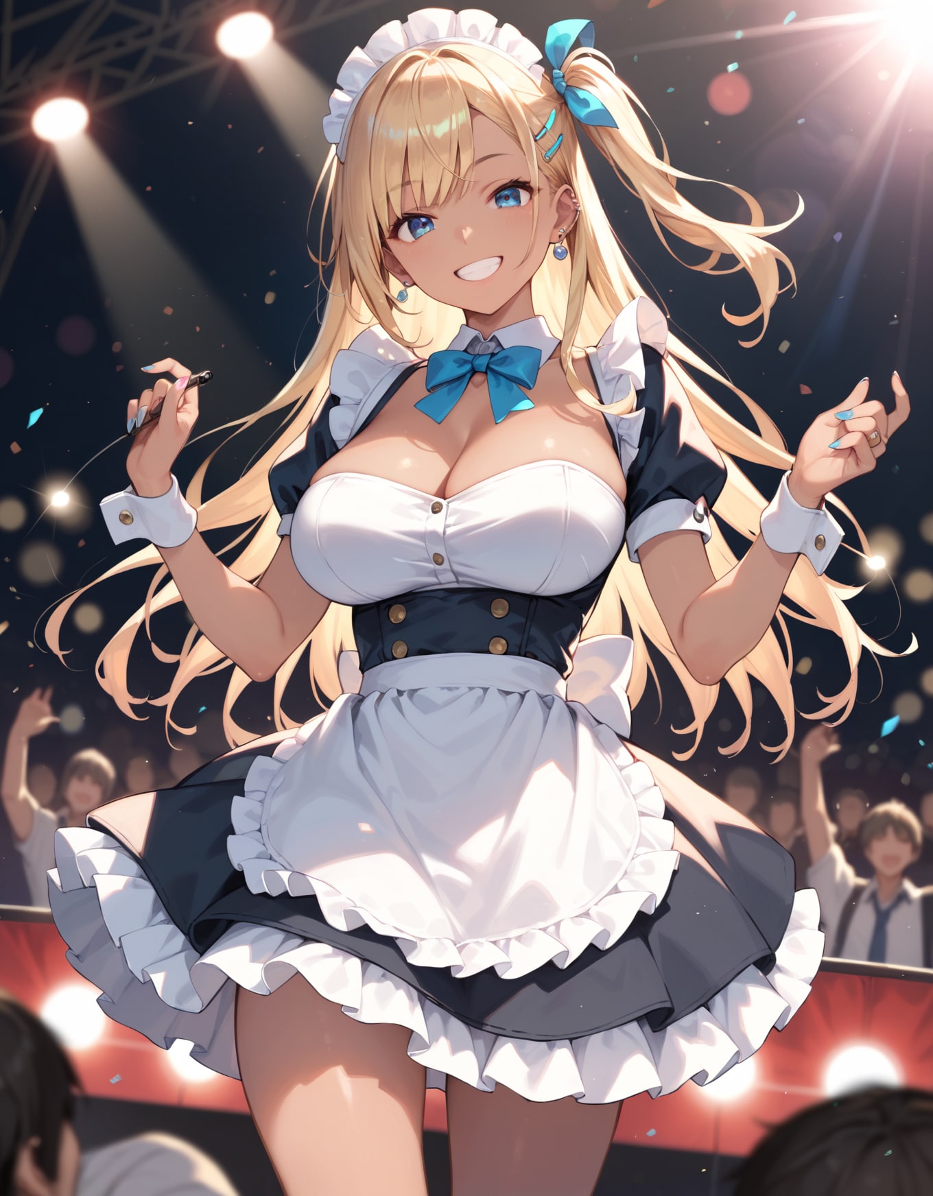 メイド服でライブ