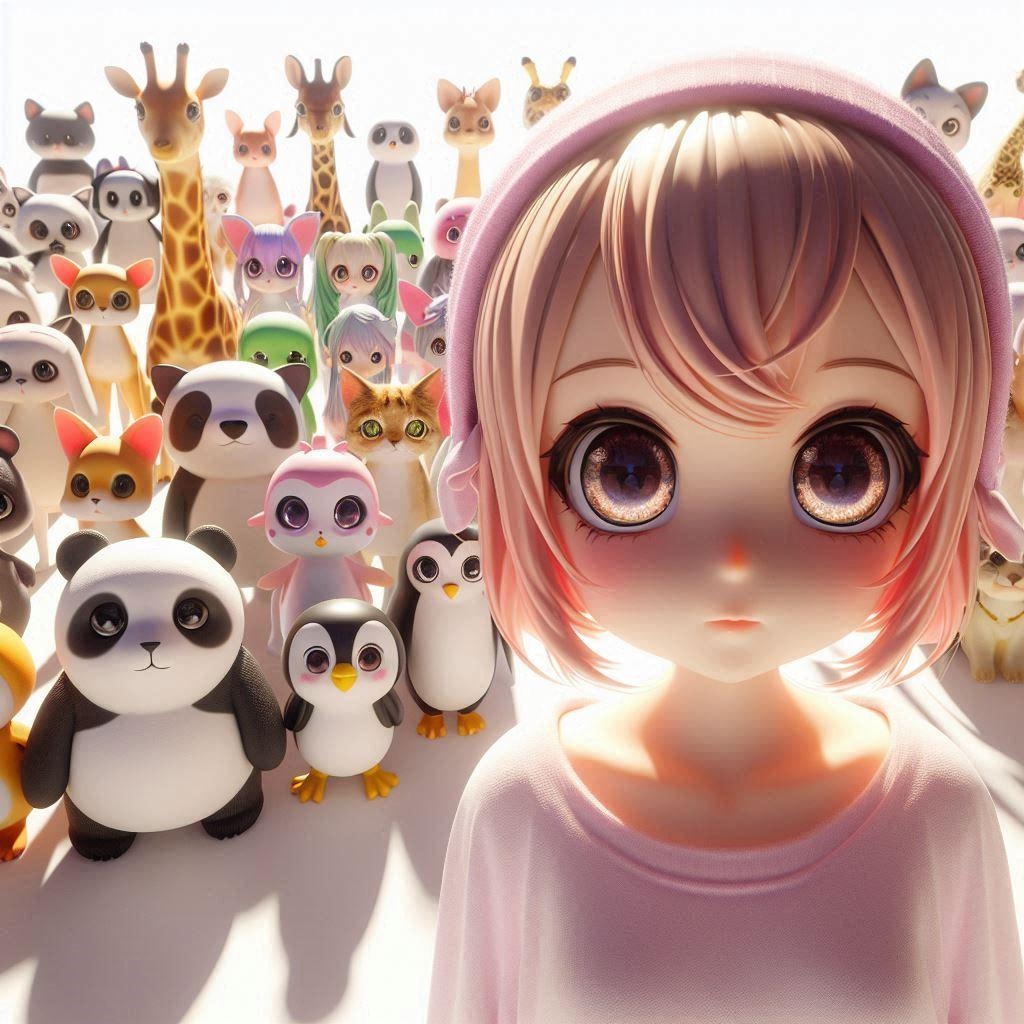 ４フィギュアの整列