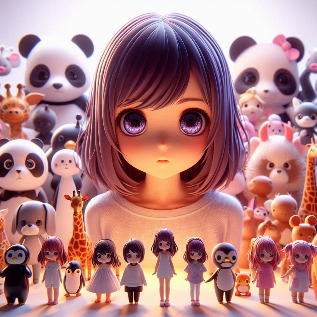 ４フィギュアの整列 | の人気AIイラスト・グラビア