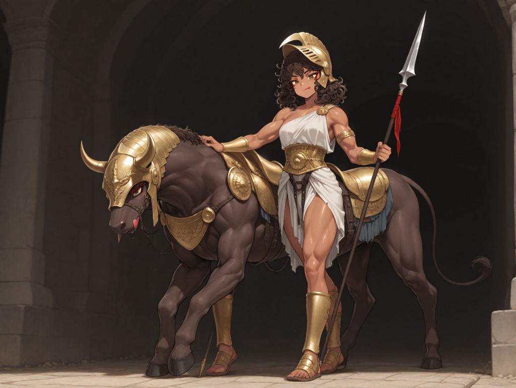 古代ギリシャ装備のエバさん