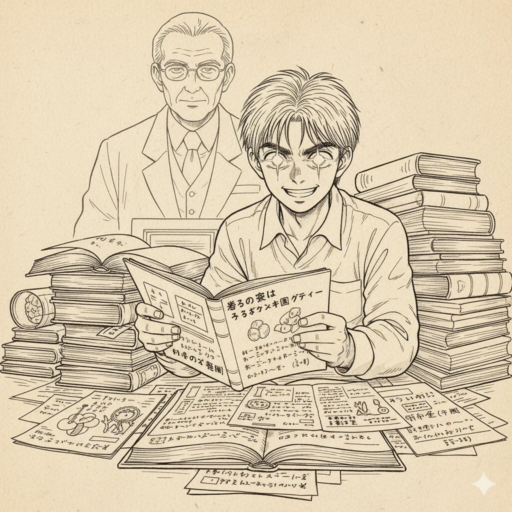 40番 味噌博士の訪問　『味噌汁マニア物語（仮）』ゲームブック | の人気AIイラスト・グラビア