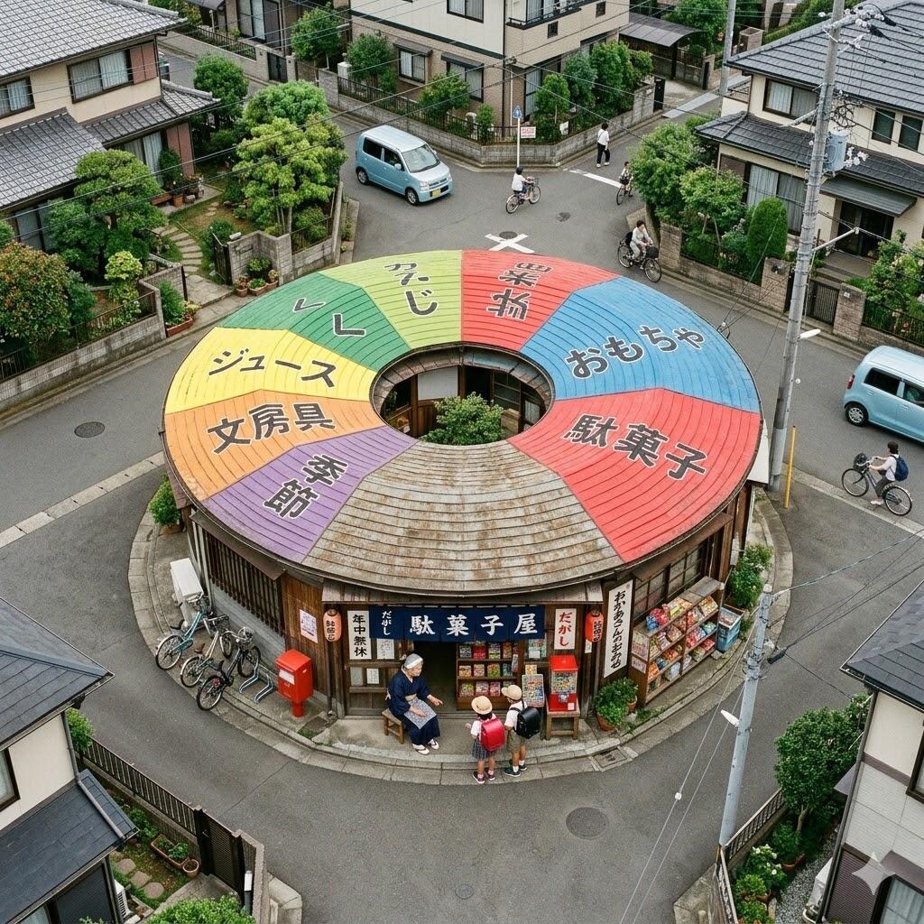 円グラフの駄菓子屋