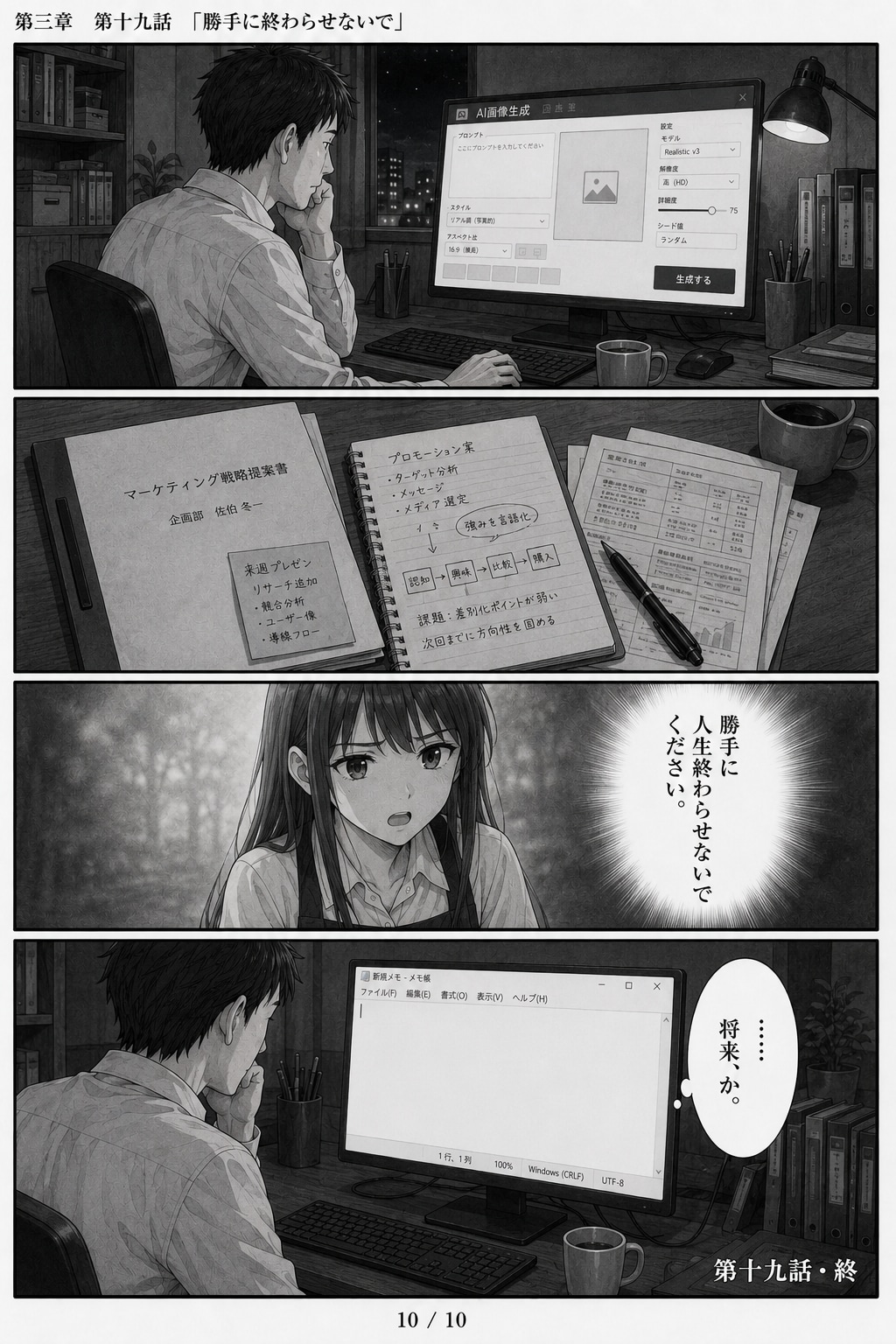 #19 はじめまして、知っている人　第三章　第十九話　「勝手に終わらせないで」