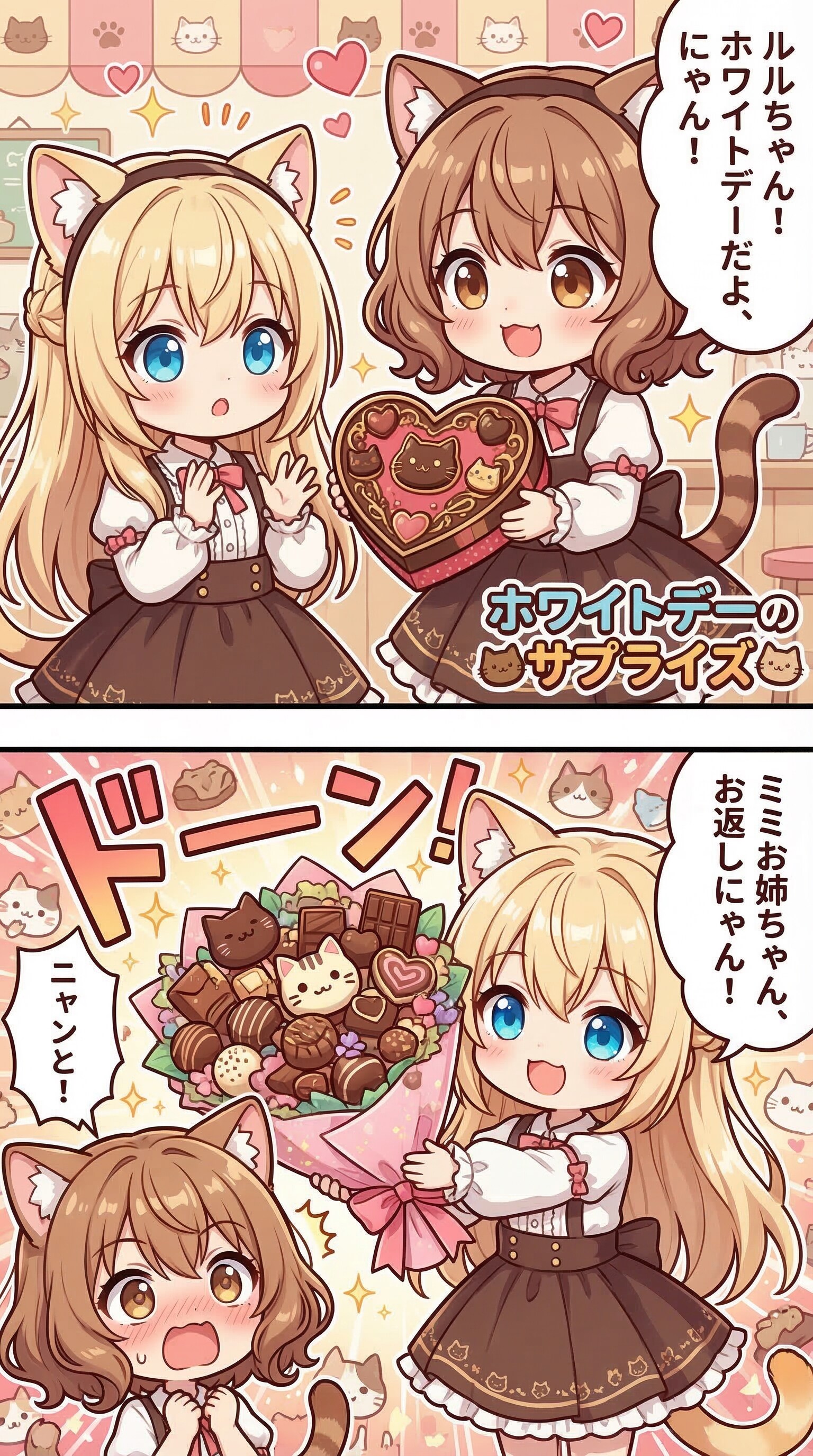 ホワイトデーのサプライズ🐾