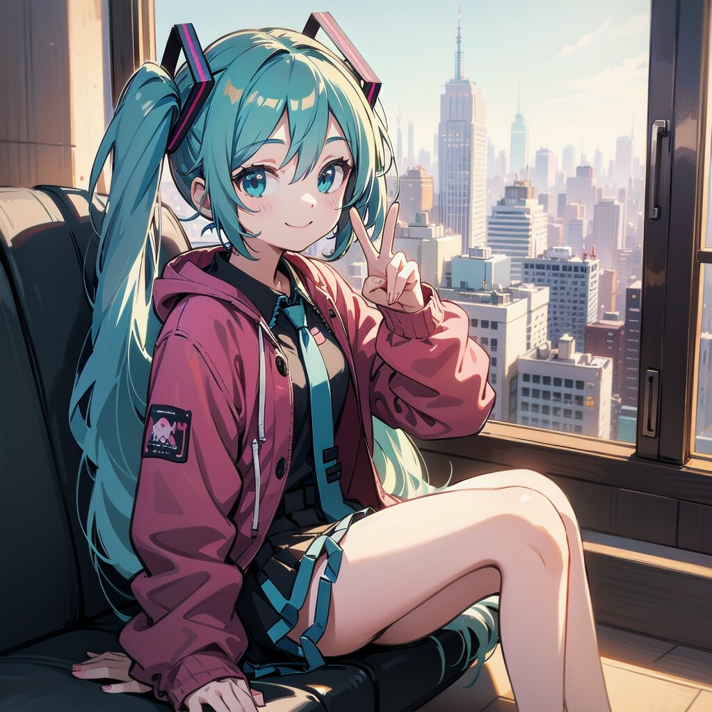 初音ミク ピース！ hatsune miku peace!