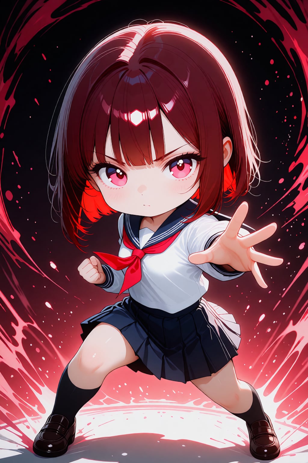 わたしとちびキャラ