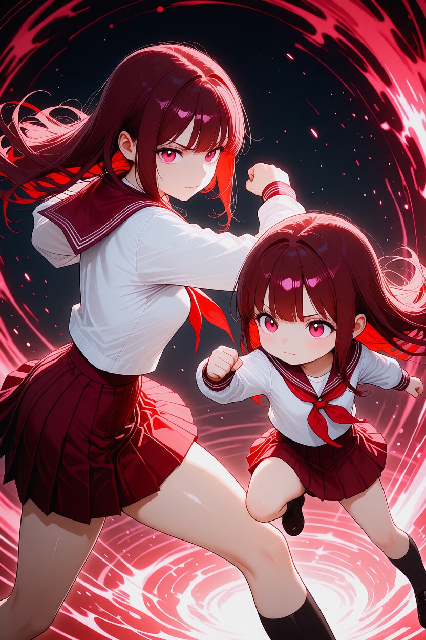 わたしとちびキャラ