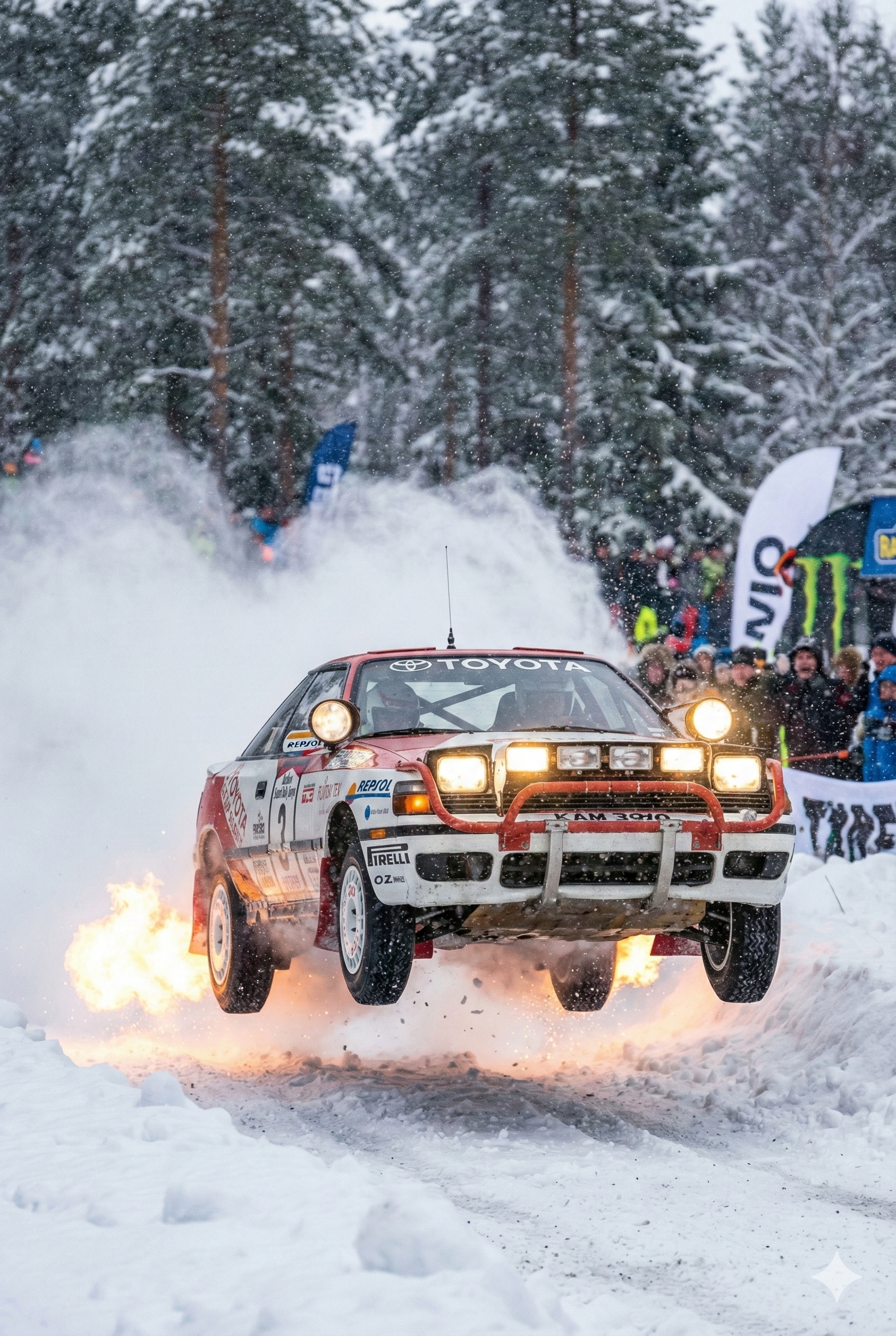 ラリー・スウェーデンのセリカGT-FOUR | の人気AIイラスト・グラビア