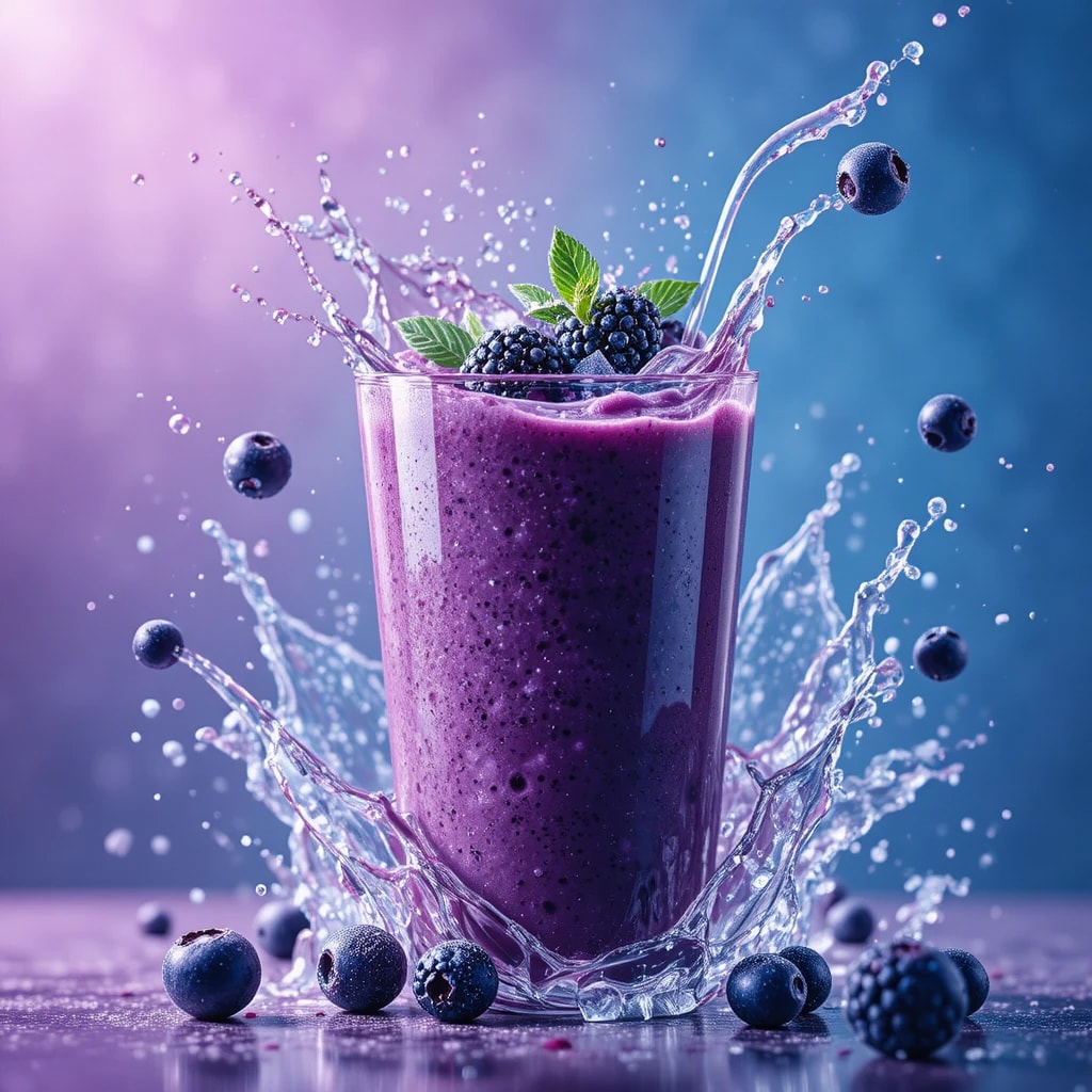 ブルーベリースムージー
