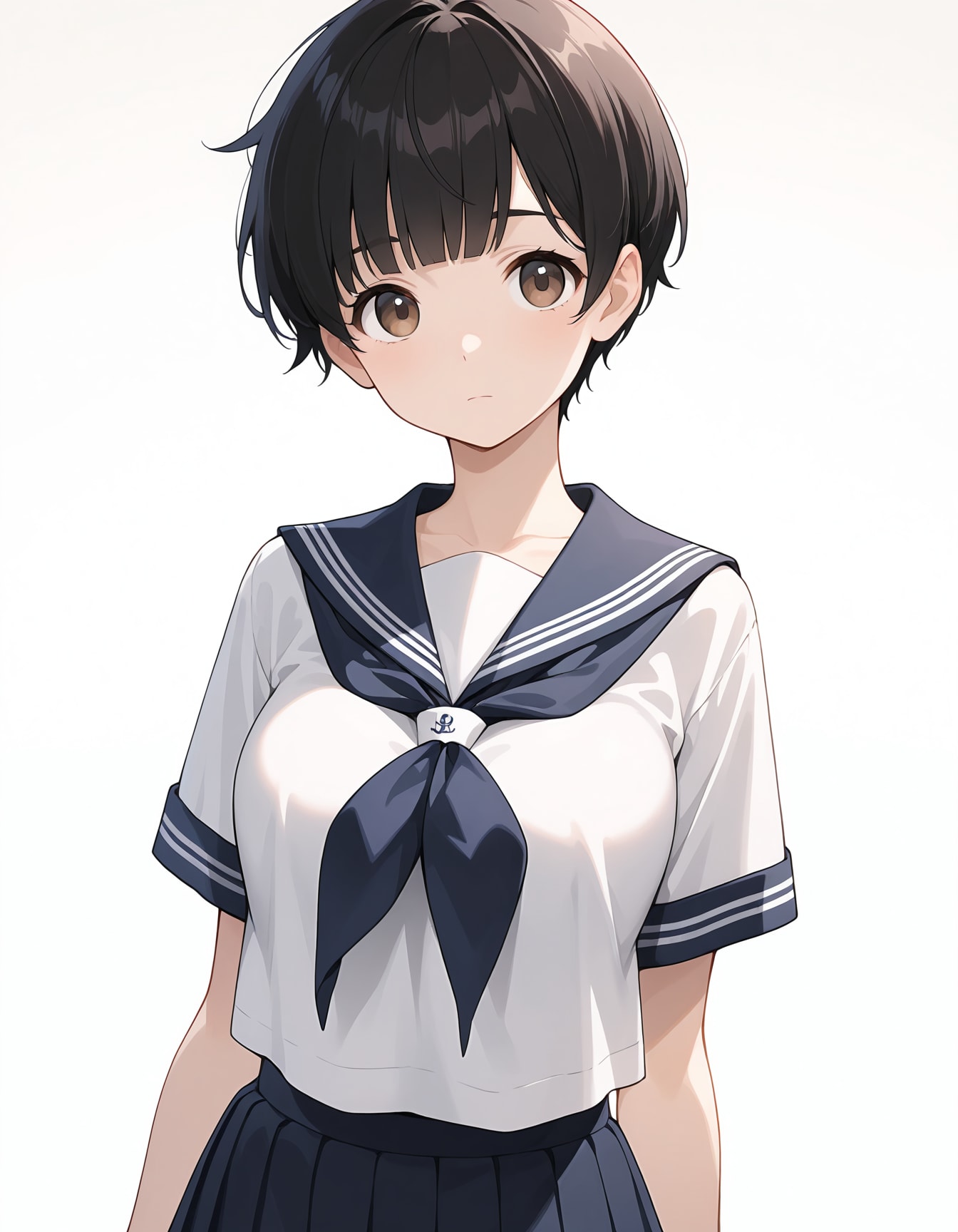 ぱっつんショート | の人気AIイラスト・グラビア