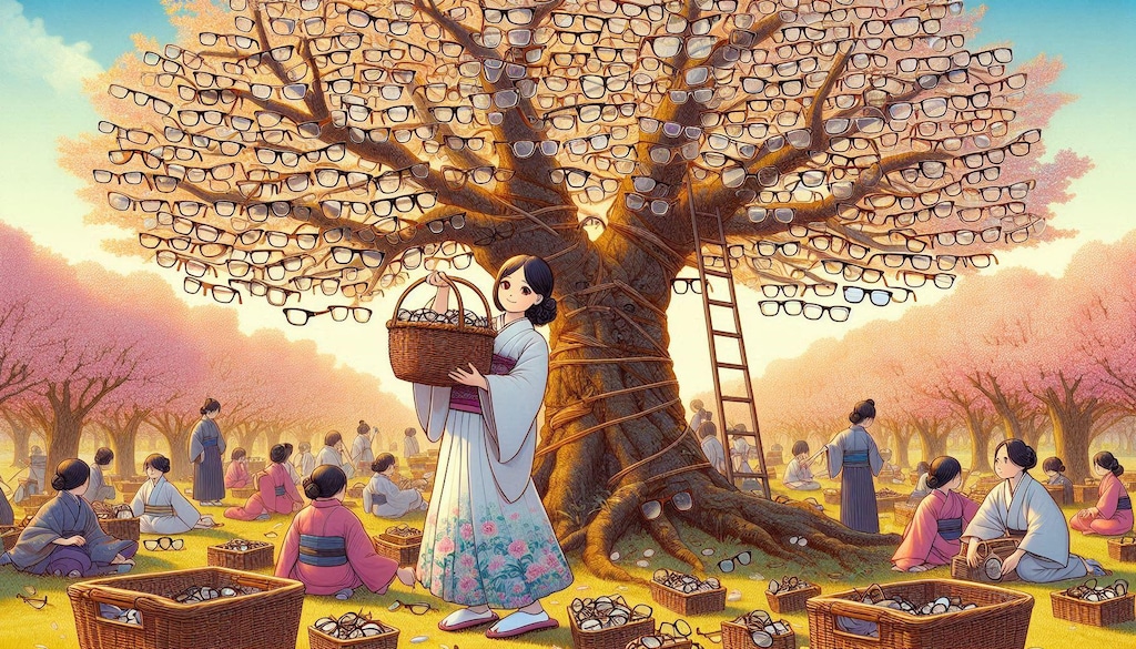 メガネの木の収穫祭