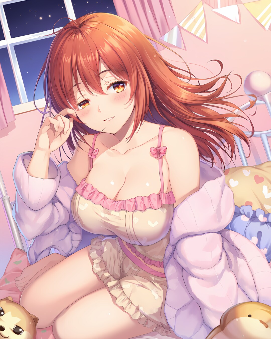 🌙ふわふわおやすみノノカちゃん♡ | の人気AIイラスト・グラビア