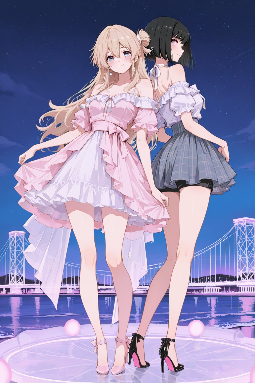 海辺のファッションショー