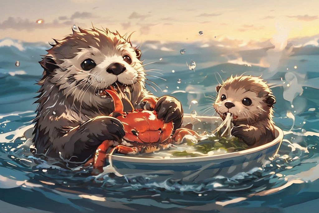 グルメなラッコ