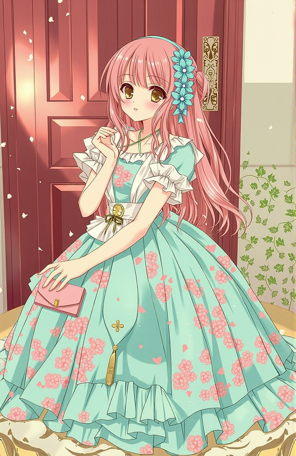 スイートロリータを着たニキ