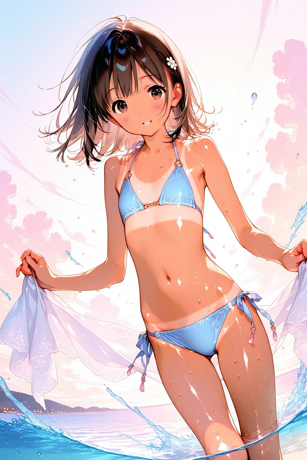 朝は人が少ないね
