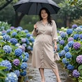 雨の日の紫陽花（母親編） 5枚目