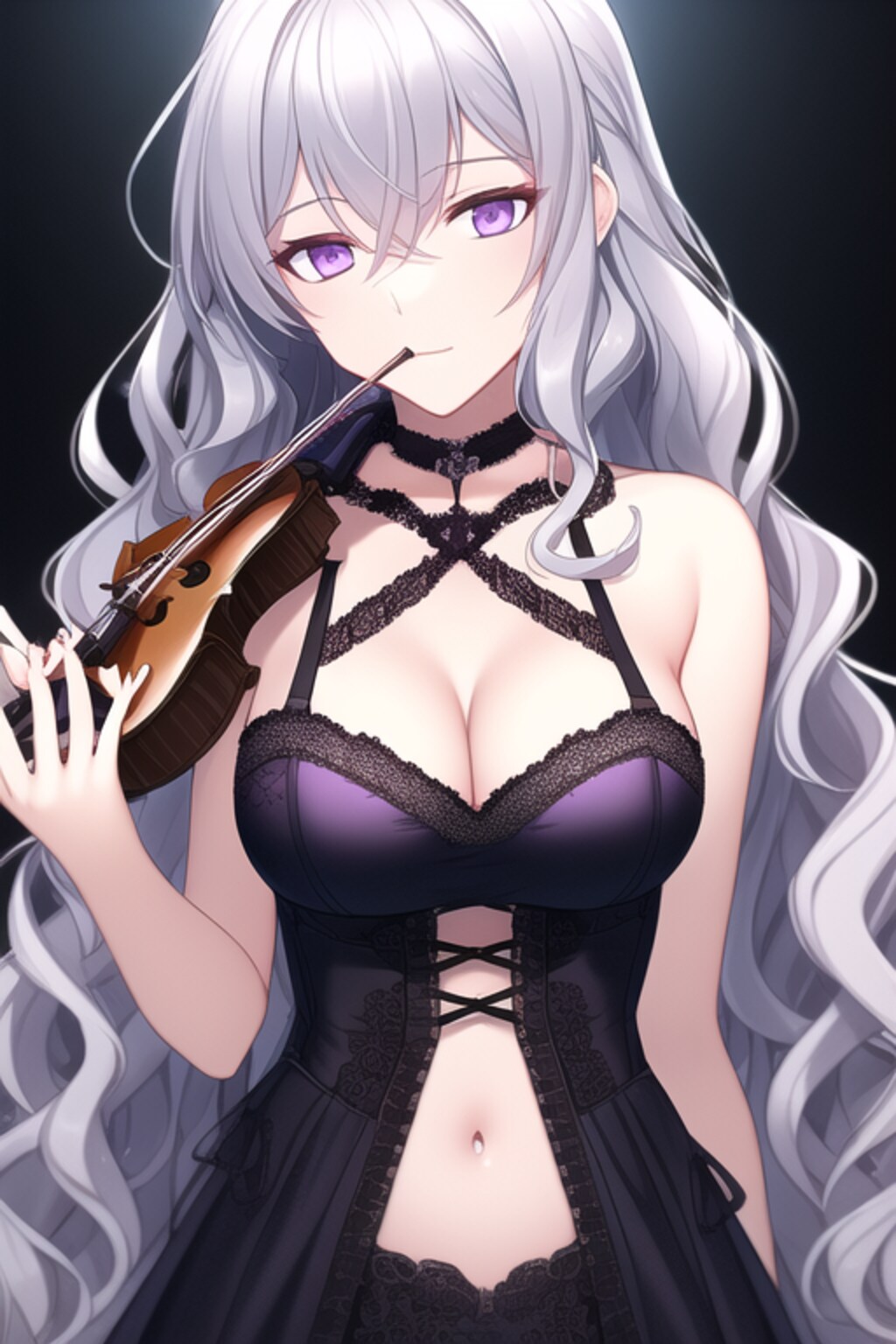 ※ヴァイオリンは食べ物ではありません