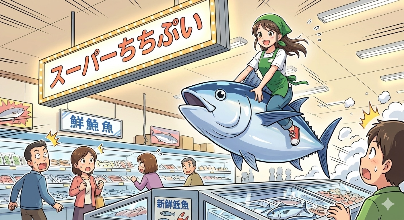 スーパーちちぷい線鮮魚コーナー | の人気AIイラスト・グラビア