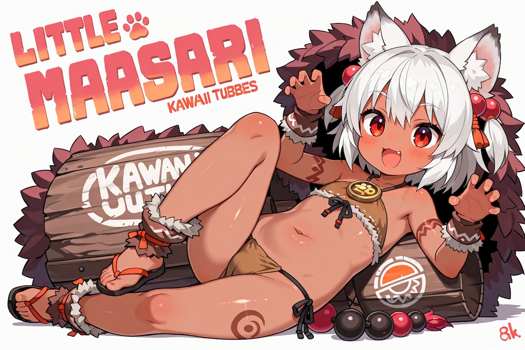 狼耳民族痛車の元絵候補(全年齢)