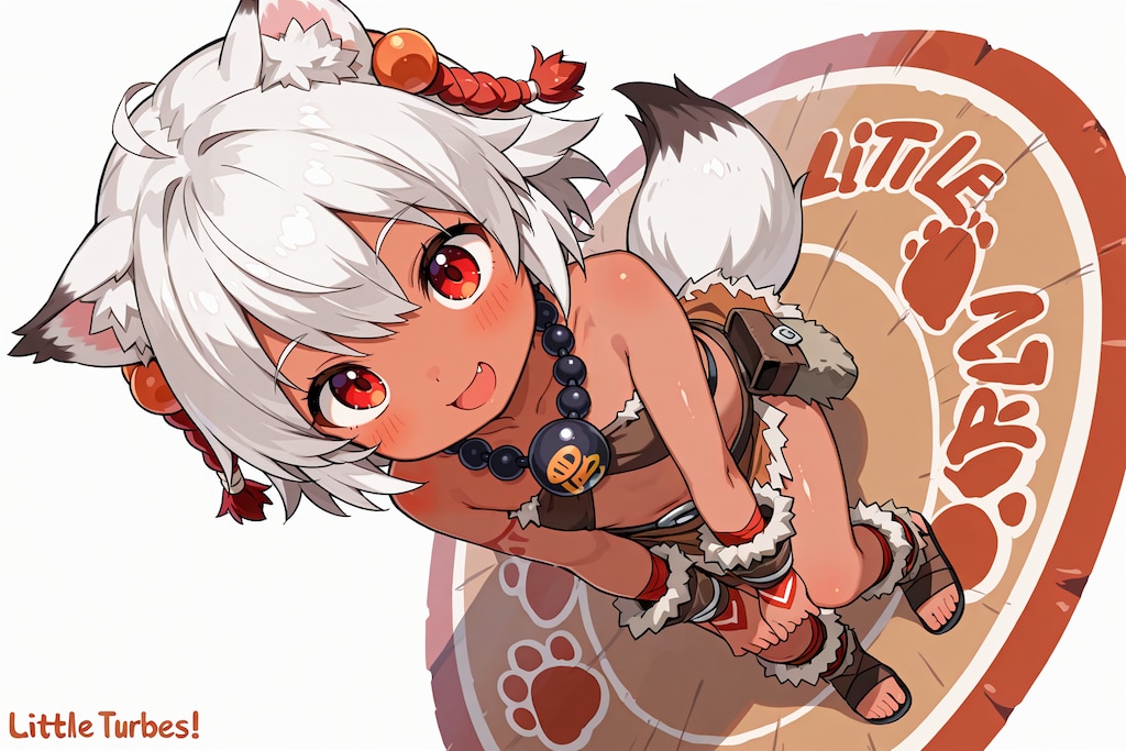 狼耳民族痛車の元絵候補(全年齢)